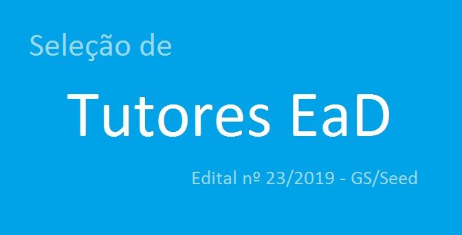Seleção de tutores PDE