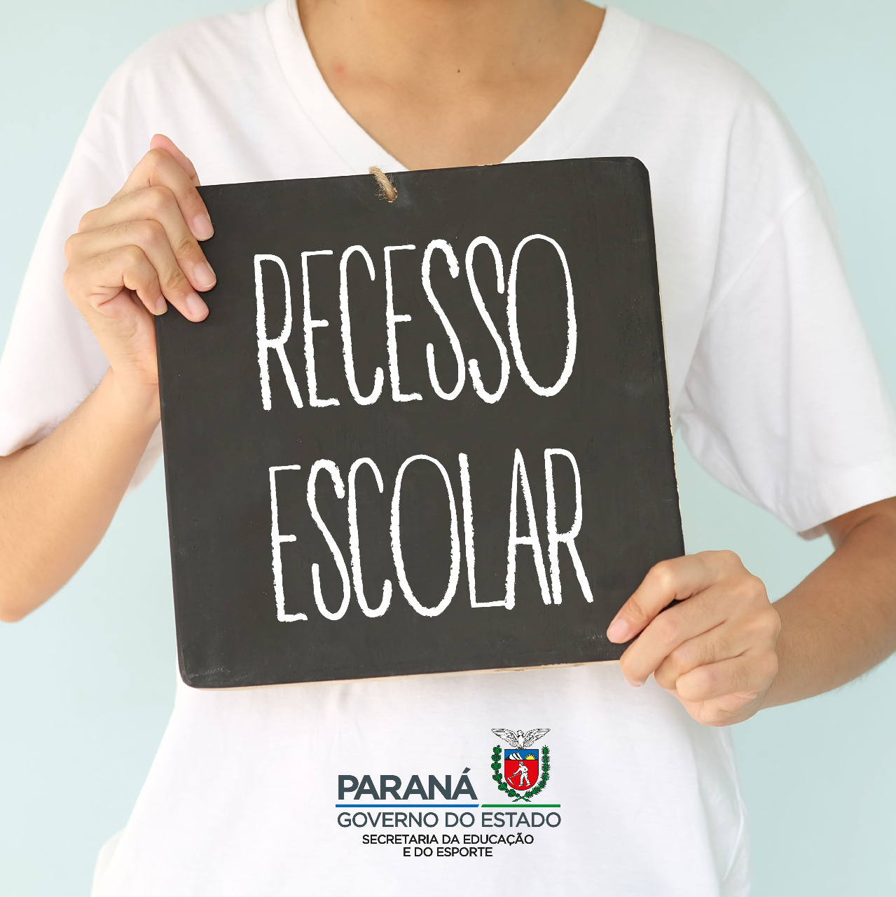 A Secretaria de Estado da Educação e do Esporte (Seed) anuncia que do dia 18 ao dia 26 de julho haverá recesso escolar para todos os professores e alunos da rede estadual do Paraná. O recesso faz parte do calendário escolar e teve metade dos seus dias usados no início da quarentena, em março, quando ainda não havia aulas remotas.