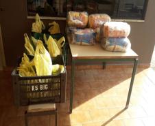 Entrega de Kits para as famílias em vulnerabilidade