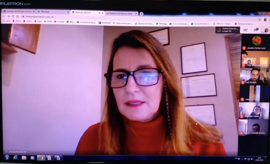 REUNIÃO NÚCLEO REGIONAL DE EDUCAÇÃO DE JACAREZINHO E CONSELHO TUTELAR