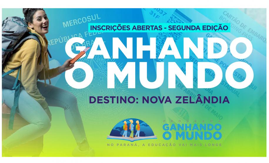 Ganhando o Mundo levará 100 alunos para a Nova Zelândia; inscrições começam nesta segunda (2)
